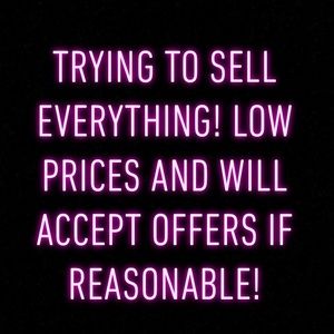 Visit my closet! Trying to sell everything!